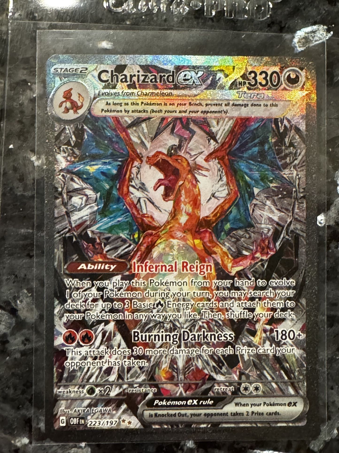 Charizard Ex Obsidian Flames