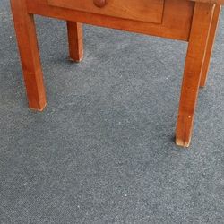 Wooden end table