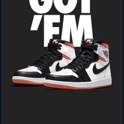 Air Jordan 1 Electric Orange 