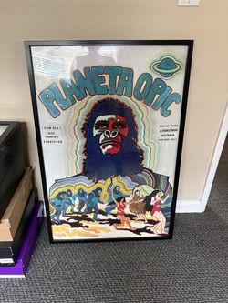 Planet of the apes framed movie poster