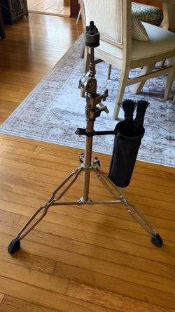 TAMA Roadpro Convertible Boom Cymbal Stand with Attached Stick Bag & Brusheso