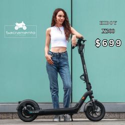 New Electric Scooter For Sale In Sacramento! Hiboy X300 – Big wheels, 23 MPH, 37-mile range, turn signals & more – Only $699 at Sacramento ATV Motors!