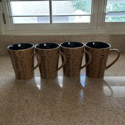 4 Cute Coffee Mugs