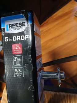 Reese 5inch drop ball 2 5/16in pin n clip 5/8in