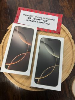 💸 Unlocked iPhone 16 Pro Max– Affordable Payments Starting at Just $5 DOWN! 🌟