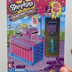 Shopkins kinstructions checkout lane calculater and pencil new in box