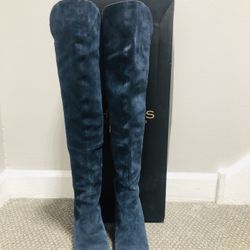 Knee-High Suede Boots By Charles David