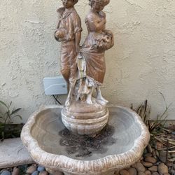 Boy And Girl Water Fountain 