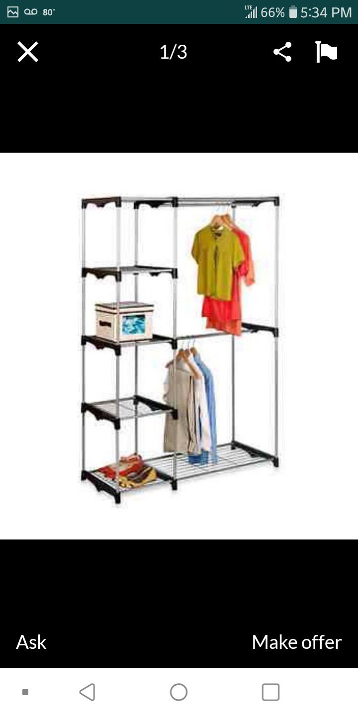 Closet organizer or laundry/storage organizer