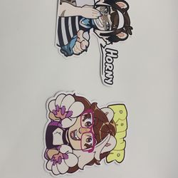 Luxar92 Stickers Cat Girls Awesome 