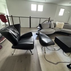 Il Loft recliner with ottoman 