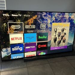 75” TCL 4k HDR