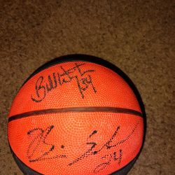 Autographed Bulls/Sox Training Basketball 