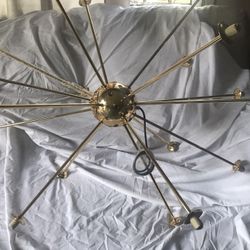 Antique Brass Mid Century  lamp