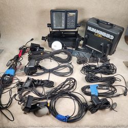 HUMMINBIRD LCR 4000 FISH FINDER-MARINE GPS RECEIVER- LOWRANCE- TRIDUCERS/SKIMMERS/BIG LOT-MAKE OFFER