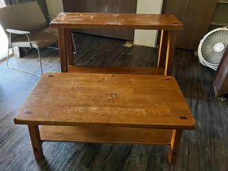 Console Table And Matching Coffee Table