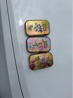 3 Pokemon Scarlet and Violet 151 mini tin