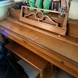 FREE Piano, Bench, Music Books - must pickup today!