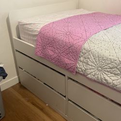 Ikea Twin Bed With 4 Drawers