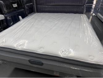 CALIFORNIA KING SIZE SIMMONS BEAUTYREST MEDIUM PILLOW TOP MATTRESS & BOX SPRINGS BED SET