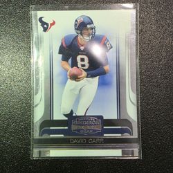 DAVID CARR TEXANS GRIDIRON NFL SPORTS CARD!