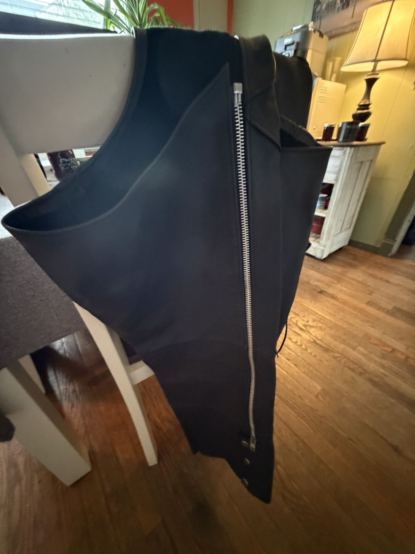 Leather Chaps - Biker Helmet - Two Pair Leather Gloves