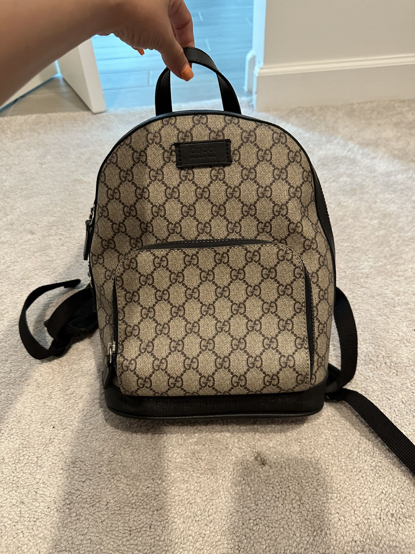 Gucci Supreme Monogram Small Backpack