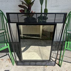 Black Metal Frame Mirror 32 X 24 