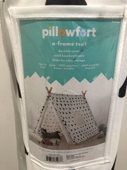 Brand new pillow fort A-frame teepee tent