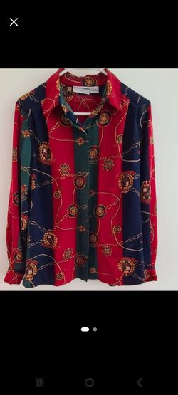 Silky equestrian blouse, medium