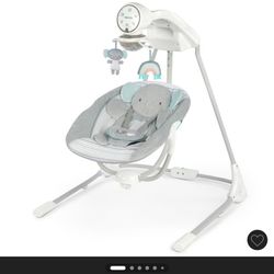 Ingenuity InLighten Soothing Swing - Van the Elephant