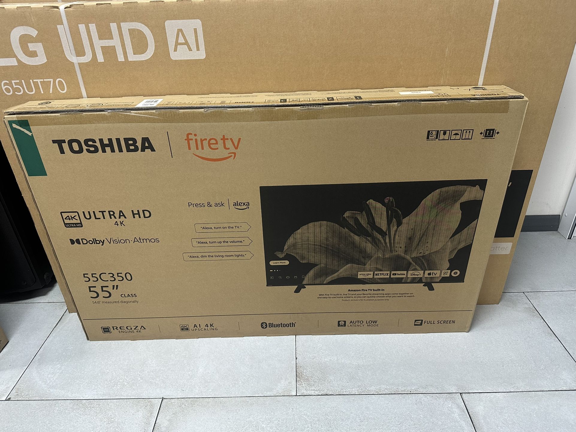 Toshiba 55” 4K Fire TV! $379 Cash Or Card!!