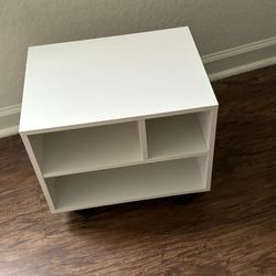 White Cute Printer Desk 