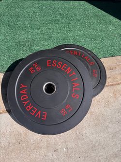 55 lb Bumper Plates Pair