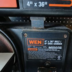 Wen Belt/Disc Sander