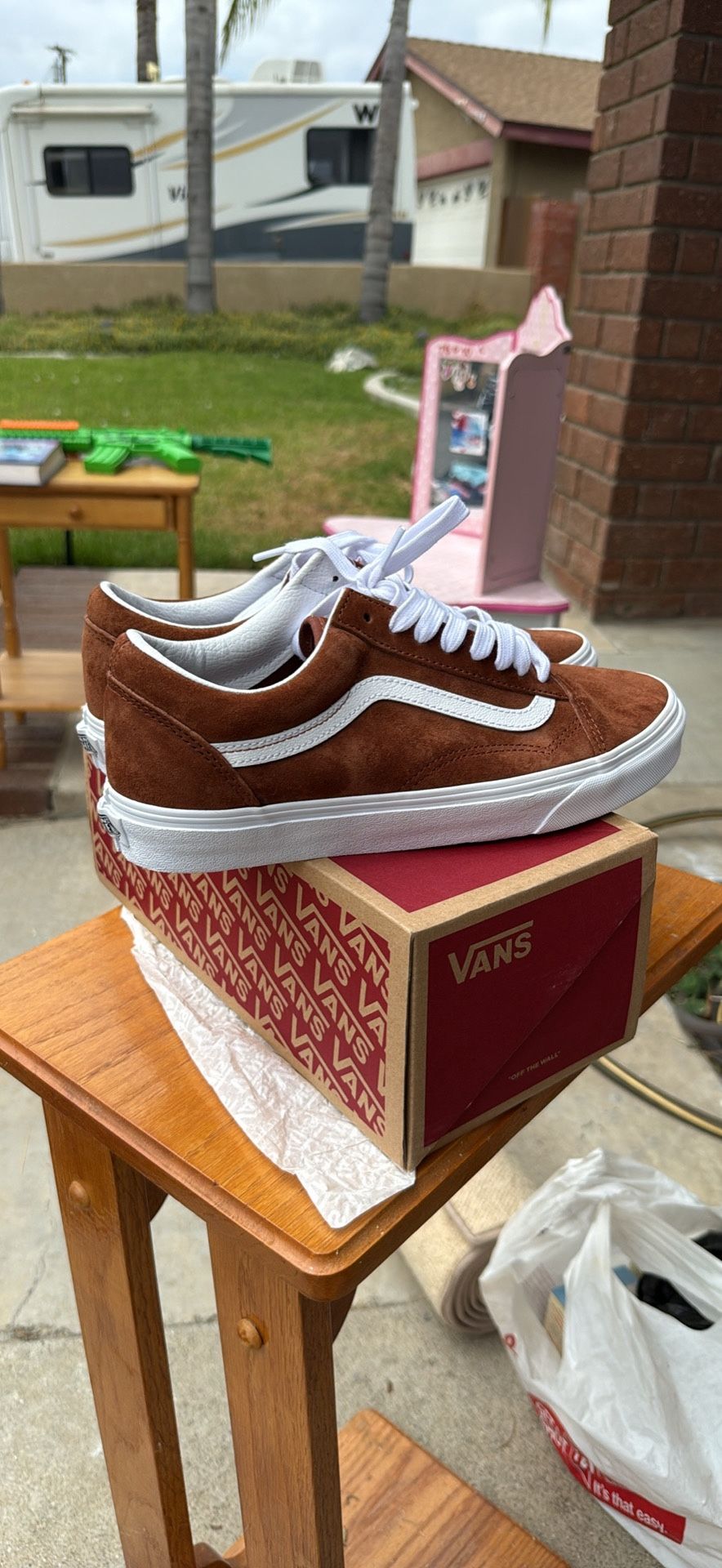 Brown Suede Vans