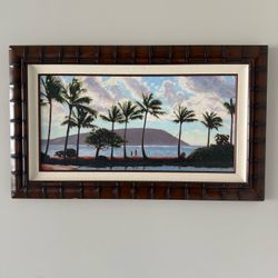 Koko Head from the Kahala Wood Print