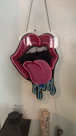Lips and Tongue Neon LED Wall Sign
