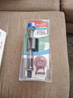 Fluidmaster PerforMAX Universal Toilet Fill Valve and 2" Flapper Repair Kit