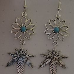 Handcrafted Earrings, Silver 