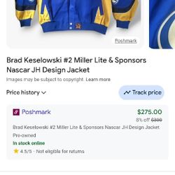 Millerlite Nascar Jacket 