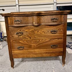 Antique Wood Dresser