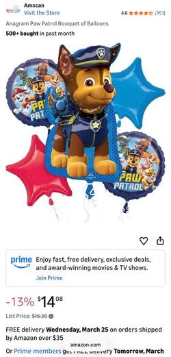 Paw patrol balloons