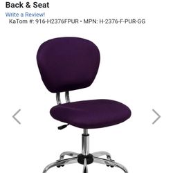 New Purple Office Chair
