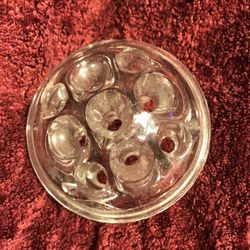 Vintage Glass Flower Frog