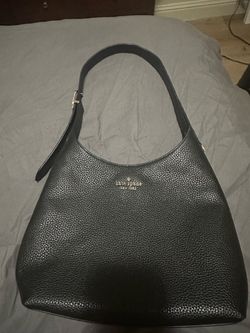 Kate Spade New York Black Leather Hobo Bag