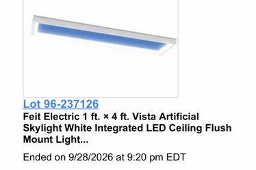 Feit Electric Vista Artificial Skylight LED Flush Mount Light