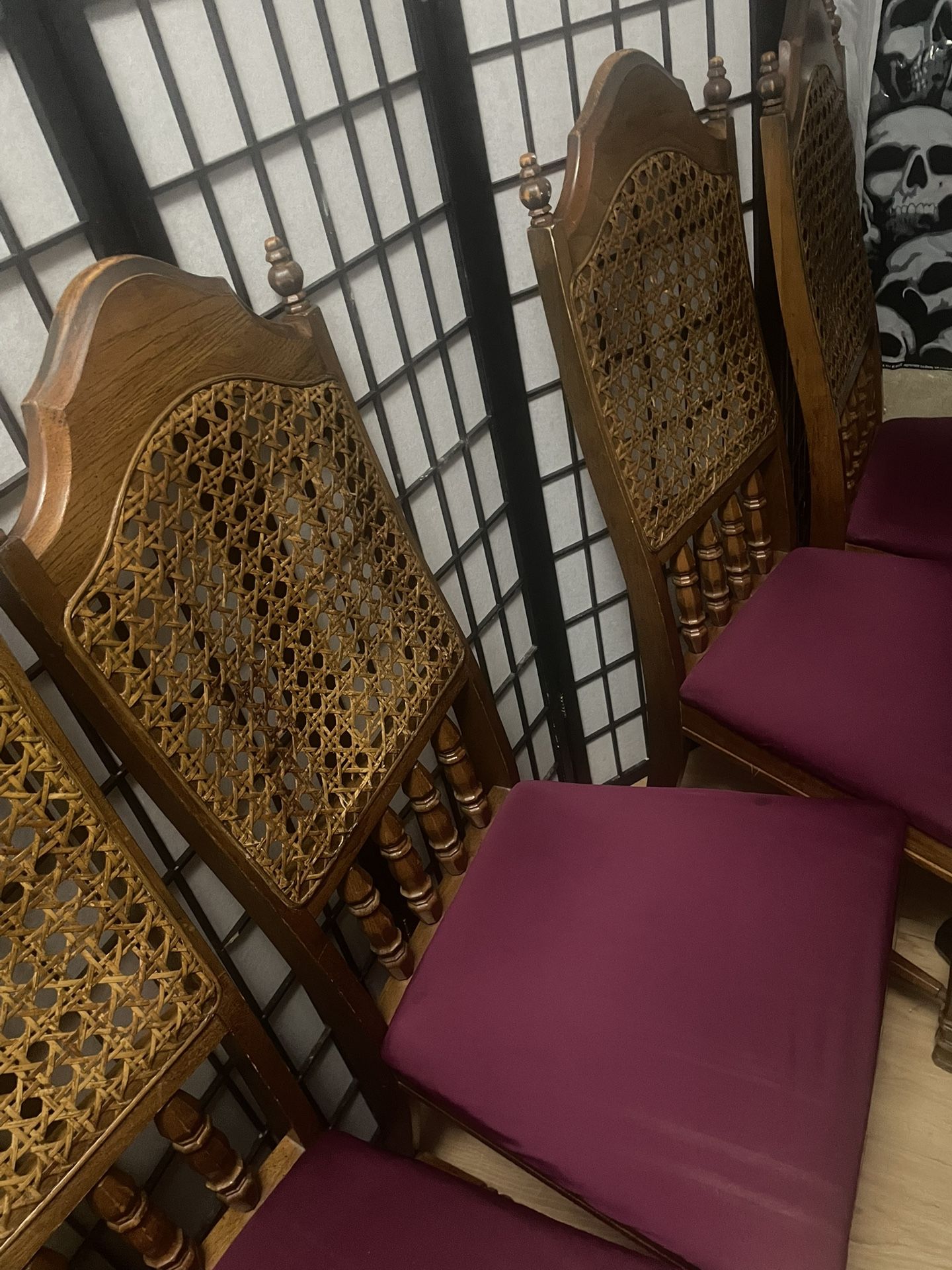Cane Back Chairs