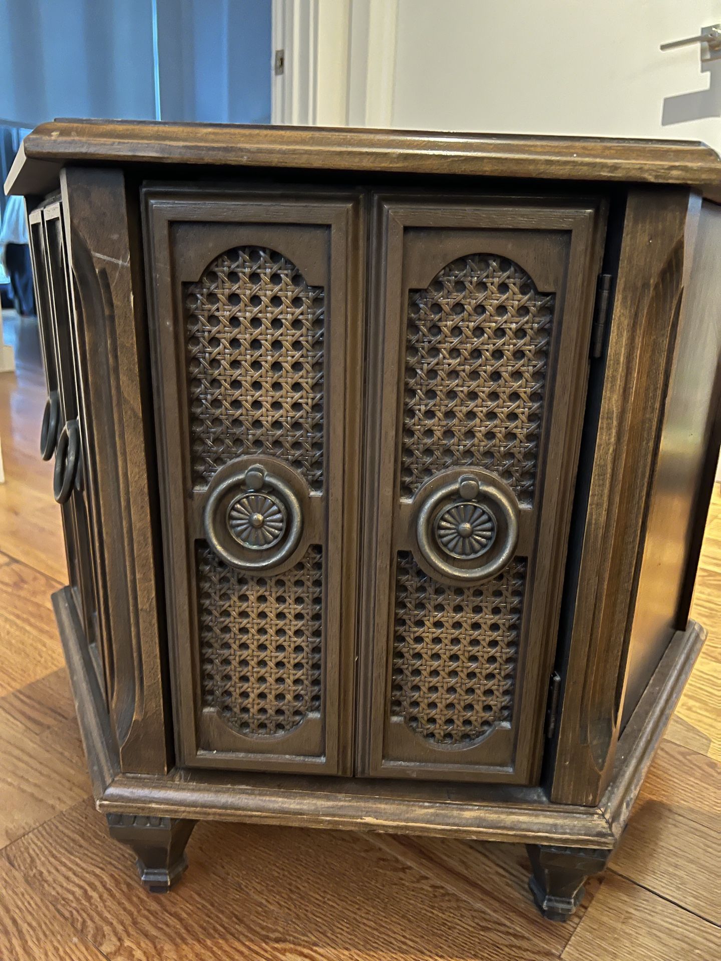 Vintage Wooden End Table Night Stand