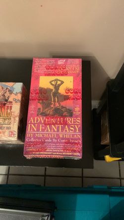 Adventures in Fantasy sealed wax hobby box